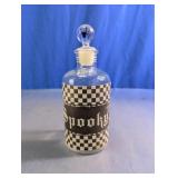 Glass Halloween Apothecary Bottle