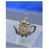Vintage Sterling Silver Teapot Charm