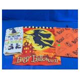 Halloween Towel, Fabric Mat & Drawstring Bag