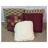 Assorted Decorative Accent & Throw Pillows Lot