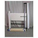 Upholstered Bed Frame Set w/ Slats & Hardware