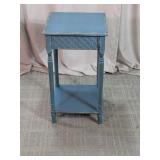 Wooden Side Table with Lower Shelf
