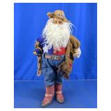 Western Santa Claus Figurine