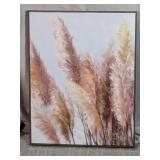 Framed Pampas Grass Canvas Wall Art
