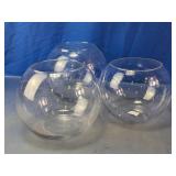 Clear Glass Fish Bowls