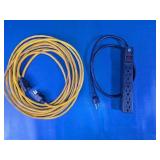 GE Surge Protector Strip & Extension Cord Lot