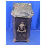 Vintage Sidney Shepard Metal Coal Hod Scuttle Bin