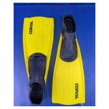 Coral Yellow Swim Fins Pair