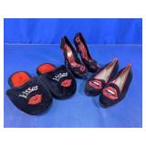 Lip-Themed Heels, Flats & Kisses Slippers