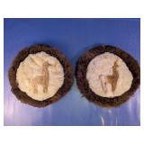 Alpaca Llama Fur Round Rugs