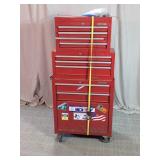 Craftsman 3-Tier Red Rolling Tool Chest Combo