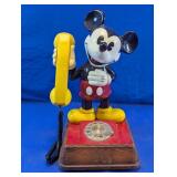 Vintage Mickey Mouse Rotary Dial Telephone