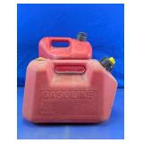Blitz 2 Gallon 8 oz Red Gas Cans with Spout Set