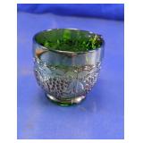 Green Grape Pattern Glass Cup