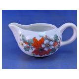 Holiday Floral Creamer