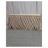 Wooden Expandable Lattice Pet & Safety Gate