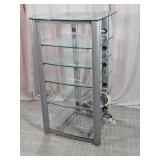 VTI 6-Tier Glass Audio Media Component Rack Stand