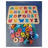 Wooden Animal Alphabet Puzzle
