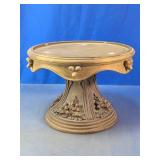 Ornate Acorn & Leaf Motif Cake Stand