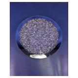 Rotating Crushed Crystal Mirror Vanity Tray