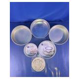 Wilton Round Cake Pans & Accessories Lot