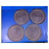 Round Woven Placemats Lot