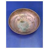 Vintage Metal Round Wash Bowl Basin Decor