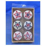Patriotic Star Tealight Candles