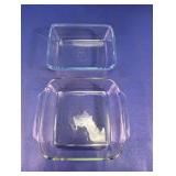 Pyrex Clear Glass Baking Dish Duo