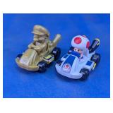 Nintendo Mario Kart Gold Mario & Toad Toy Duo