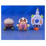 Collection of Assorted Toy Mini Figures Trio