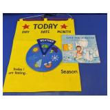 Felt Learning Calendar & Children's Book