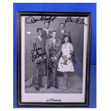 Framed Autographed Photo of The Platters