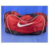 Nike Red & Black Small Duffle Athletic Gym Bag