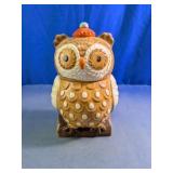 Ceramic Owl Cookie Jar