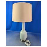 Ceramic Table Lamp with Drum Shade