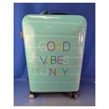 Good Vibes Only Hardshell Spinner Suitcase