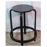 Black Round Bar Stool