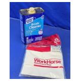 Klean-Strip Brush Cleaner & Kimberly-Clark Rags