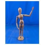Wooden Art Mannequin Figure on Stand