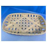 Woven Oval Decorative Basket