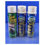 Stream Clean & WEB AC Coil Cleaner Trio
