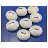 Inspirational Word Ceramic Stones