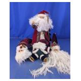 Assorted Santa Claus Figures & Ornaments Set