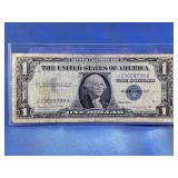 1957A $1 Dollar Silver Certificate Blue Seal Note