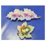Bavaria Floral Leaf Dish & Fruit Leaf Dish