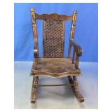Miniature Wooden Rocking Chair
