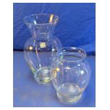 Clear Glass Vase Set