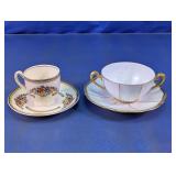 Vtg Porcelain Teacup and Saucer Sets Lot