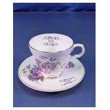 Royal Albert July Water Lily Teacup & Saucer Set